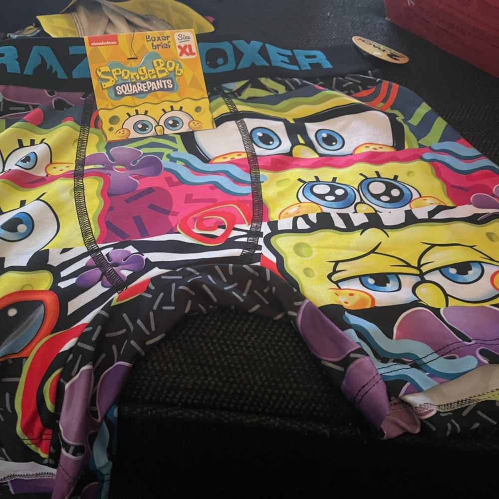 Spongebob Squarepants character Boxers unisex size  Xl , brand new